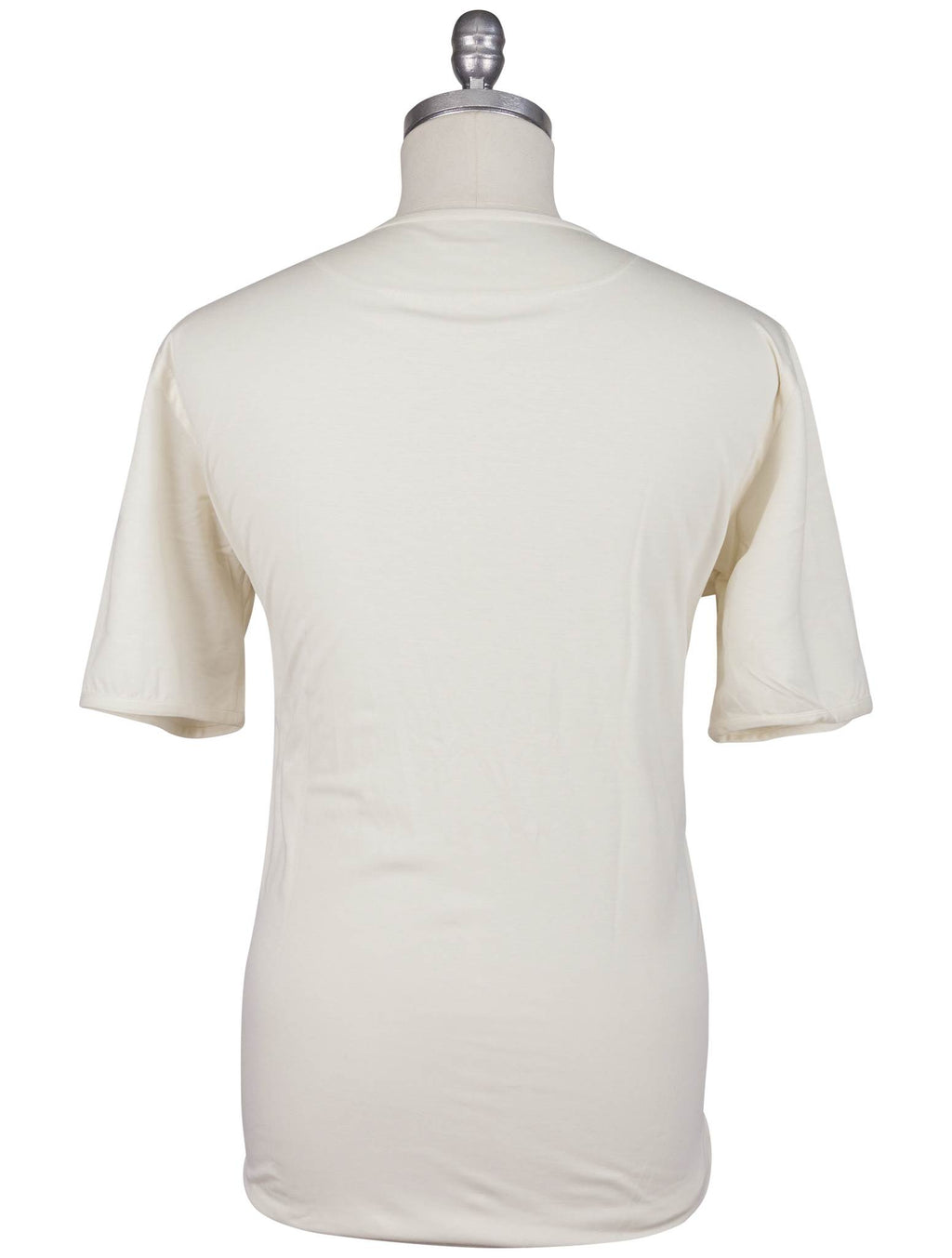 Kiton White Cotton T-Shirt