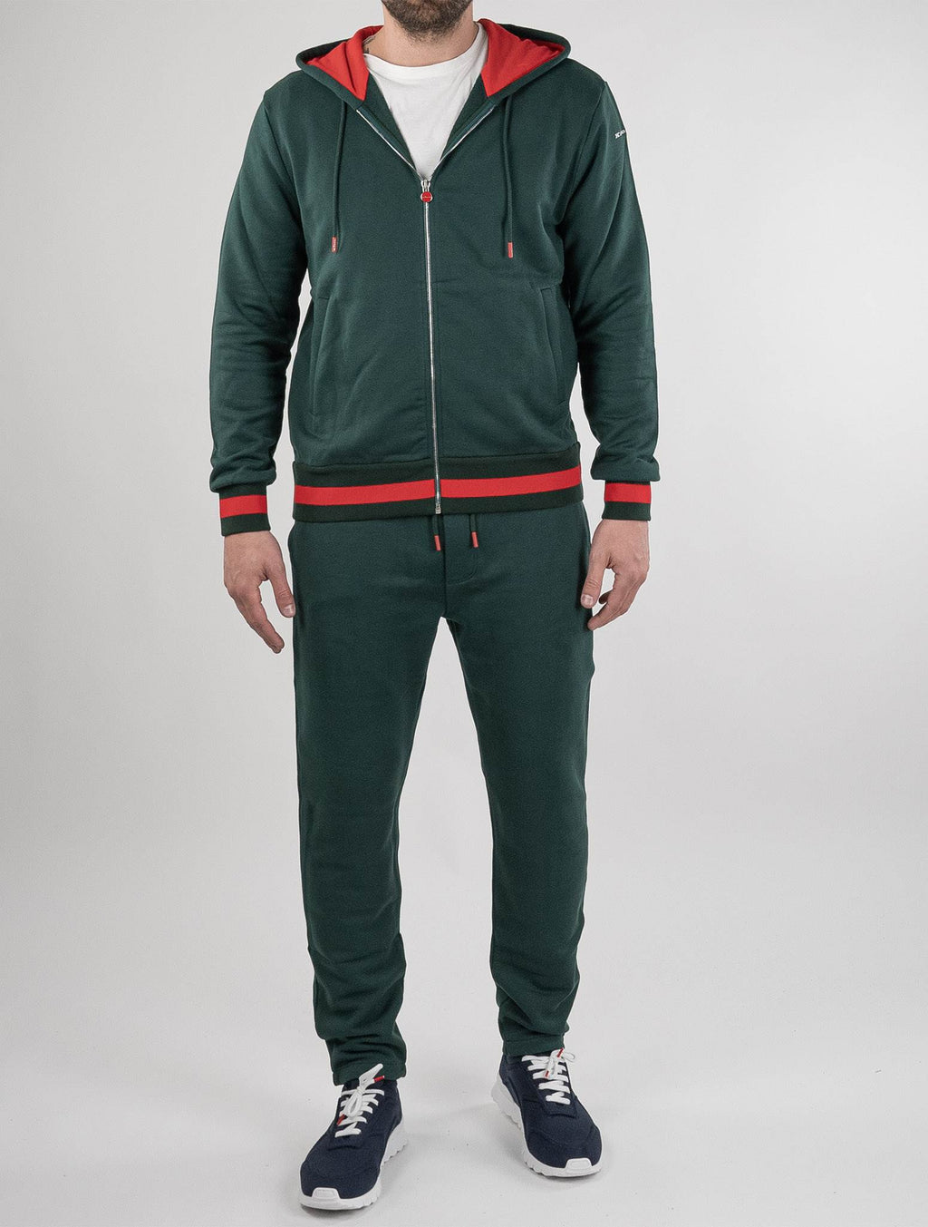 Kiton Kiton Green Cotton Ea Tracksuit Green 000