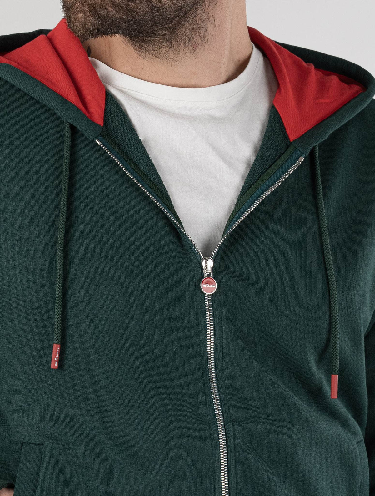 Kiton Green Cotton Ea Tracksuit