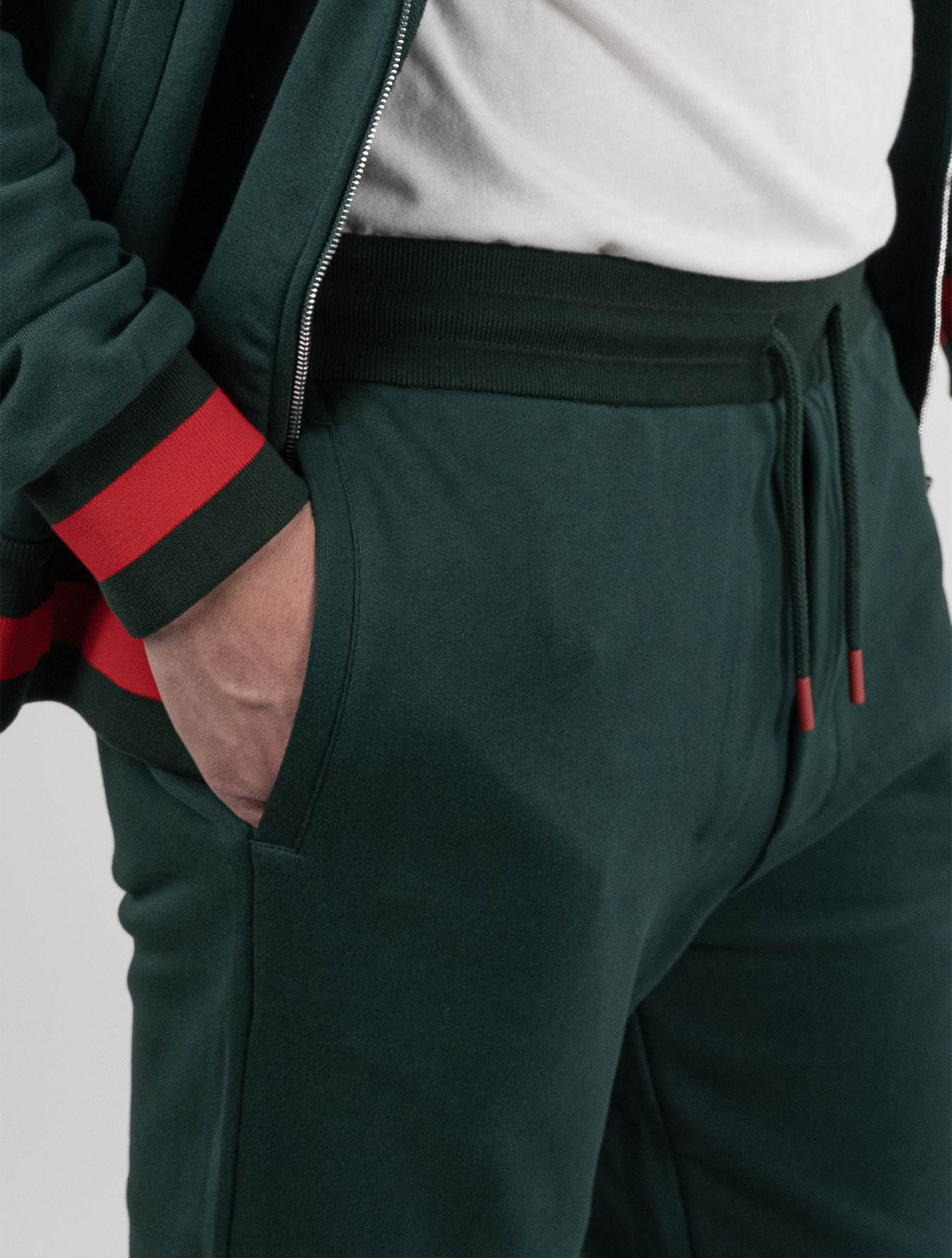 Kiton Green Cotton Ea Tracksuit