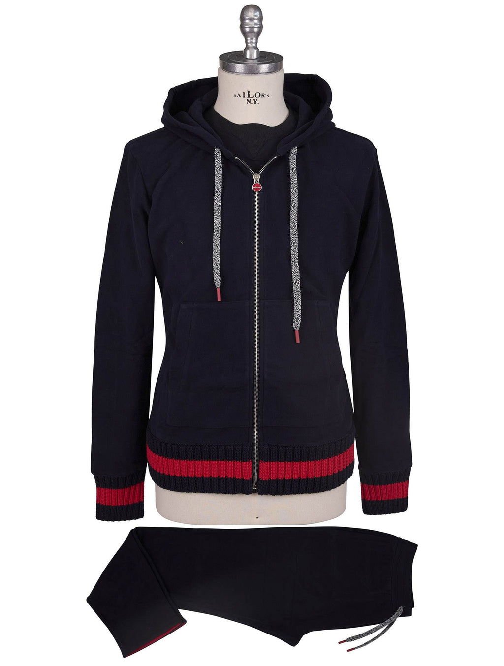 Kiton Blue Cotton Tracksuit