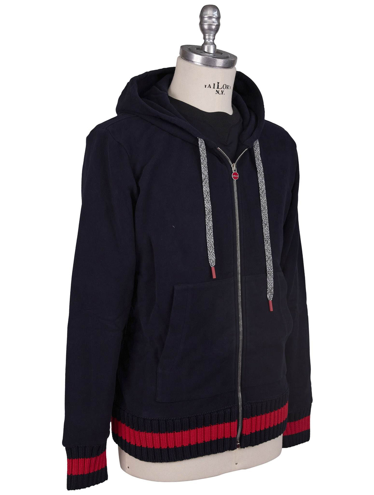 Kiton Blue Cotton Tracksuit