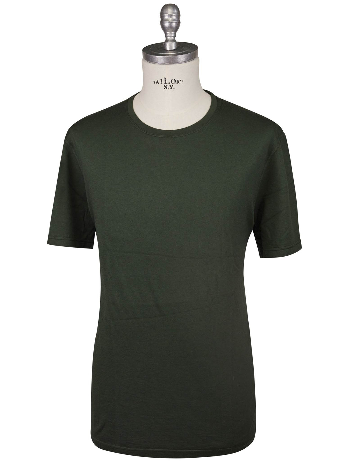 Kiton Green Cotton Cashmere T-Shirt
