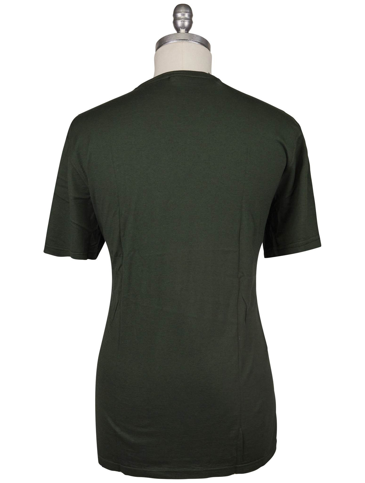Kiton Green Cotton Cashmere T-Shirt