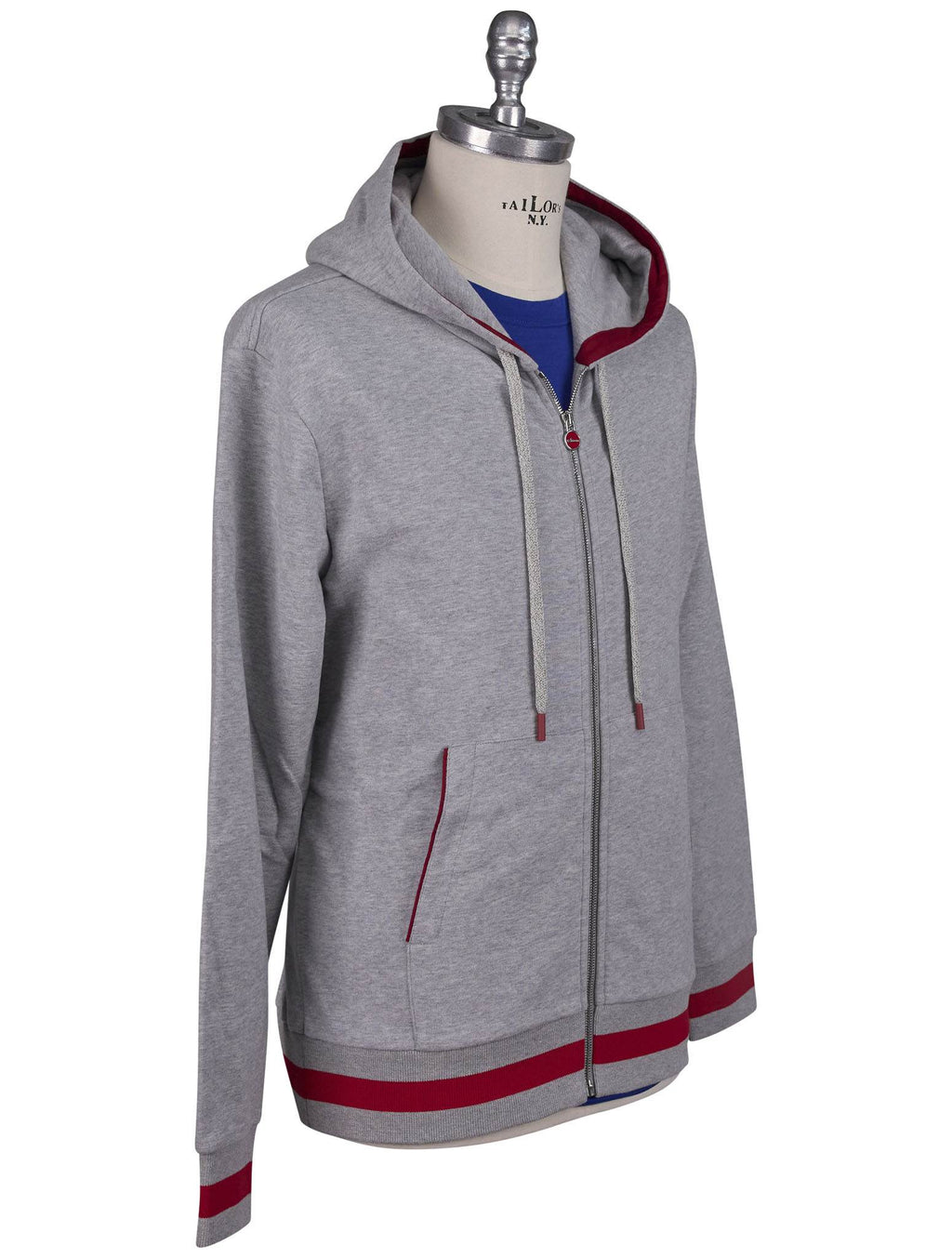 Kiton Gray Cotton Tracksuit
