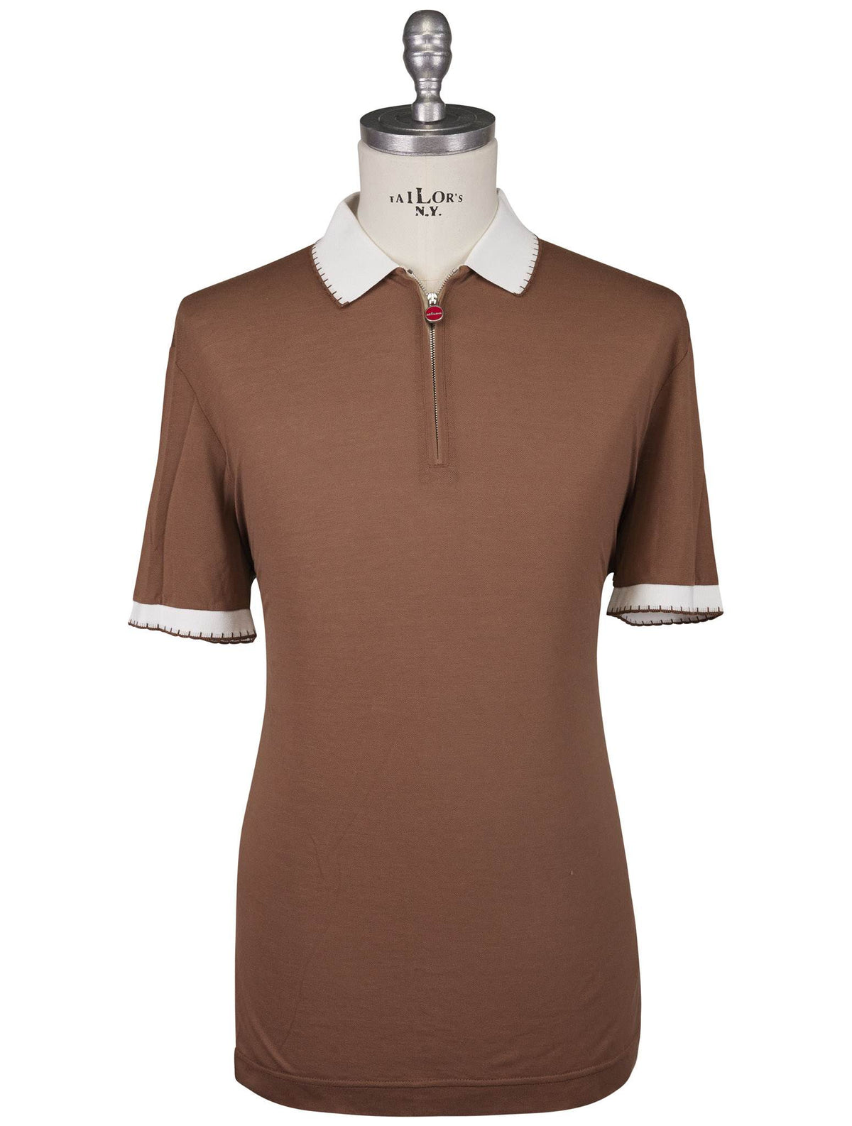 Kiton Kiton Brown Cotton Polo Brown 000