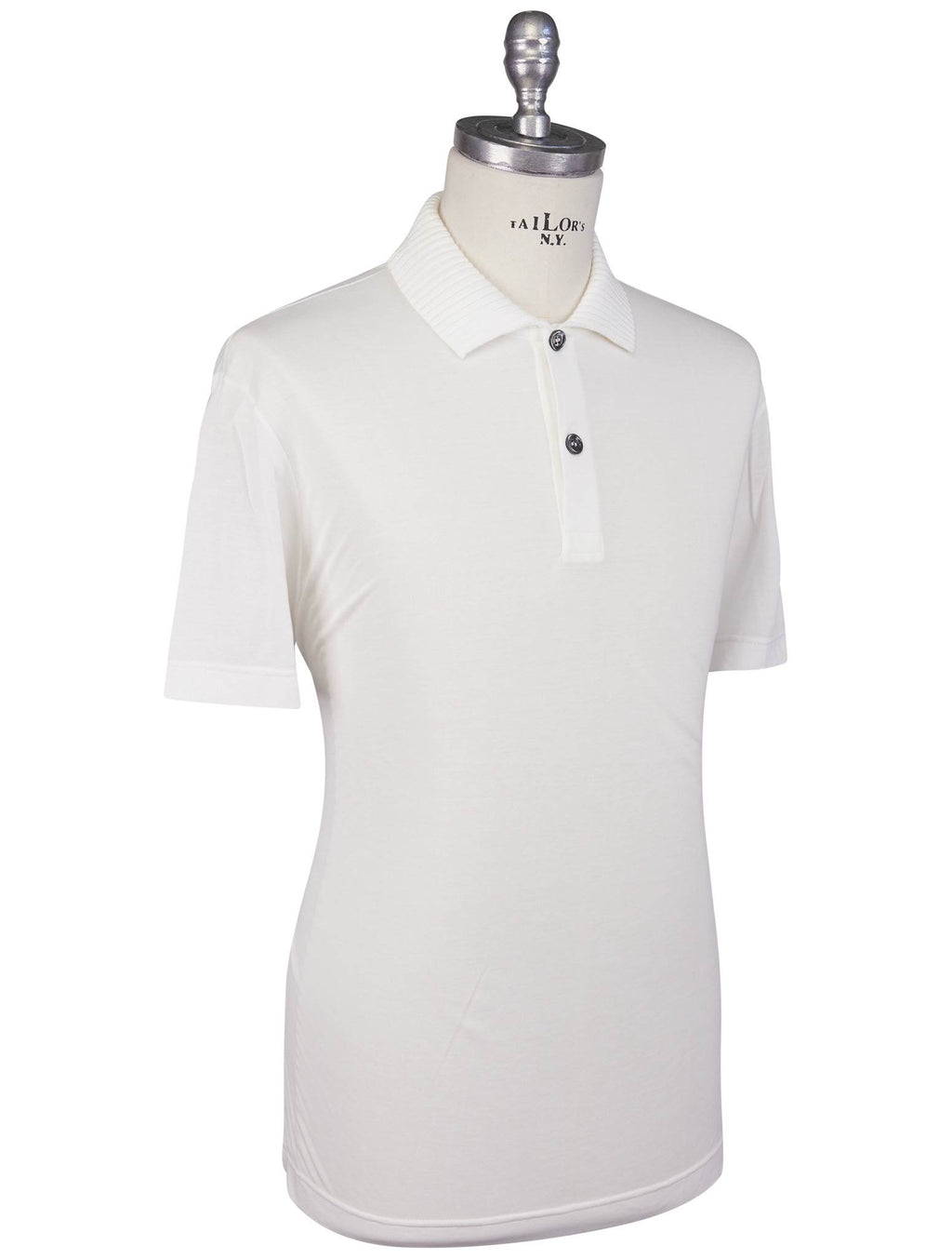 Kiton Kiton White Cotton Polo White 000