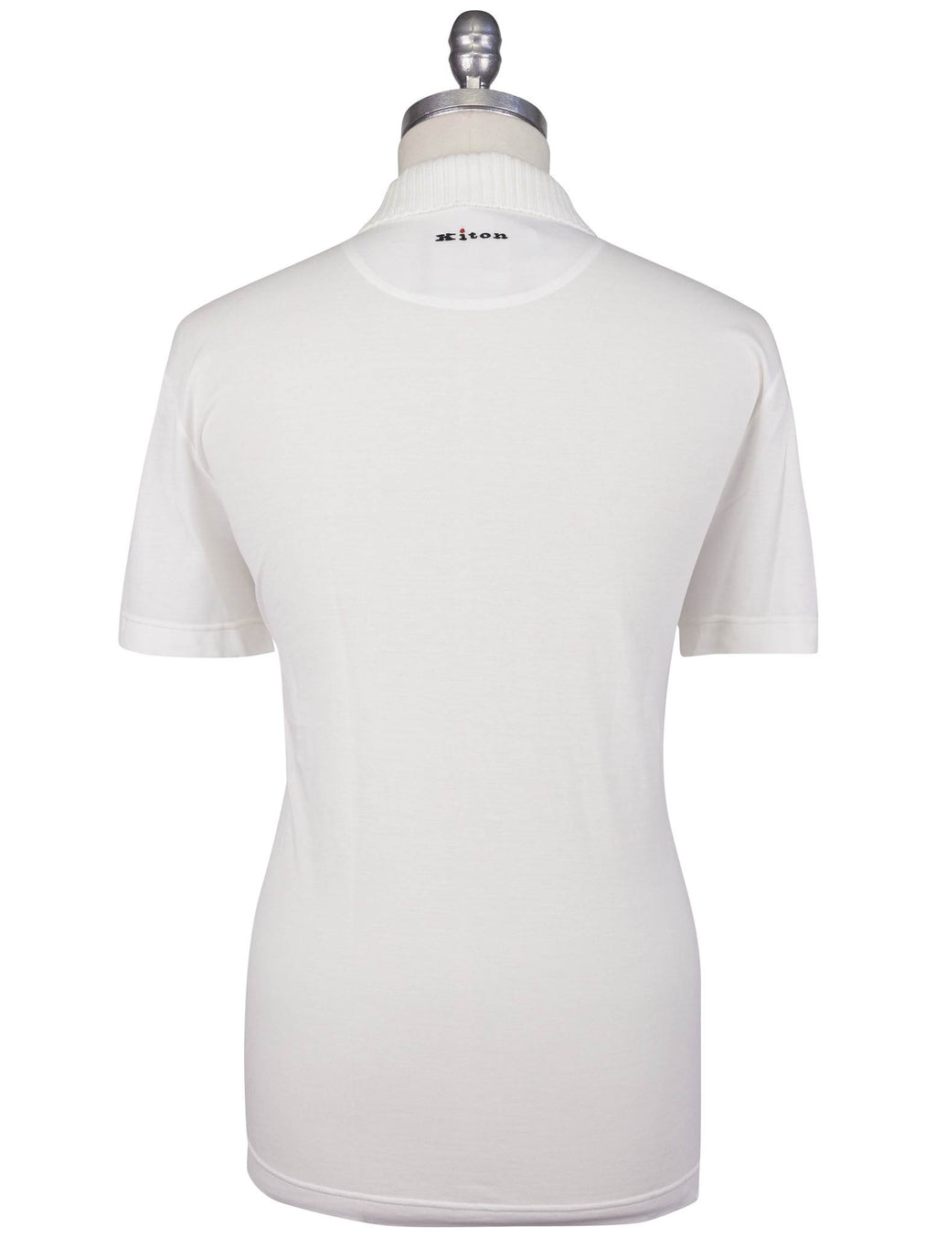 Kiton Kiton White Cotton Polo White 001