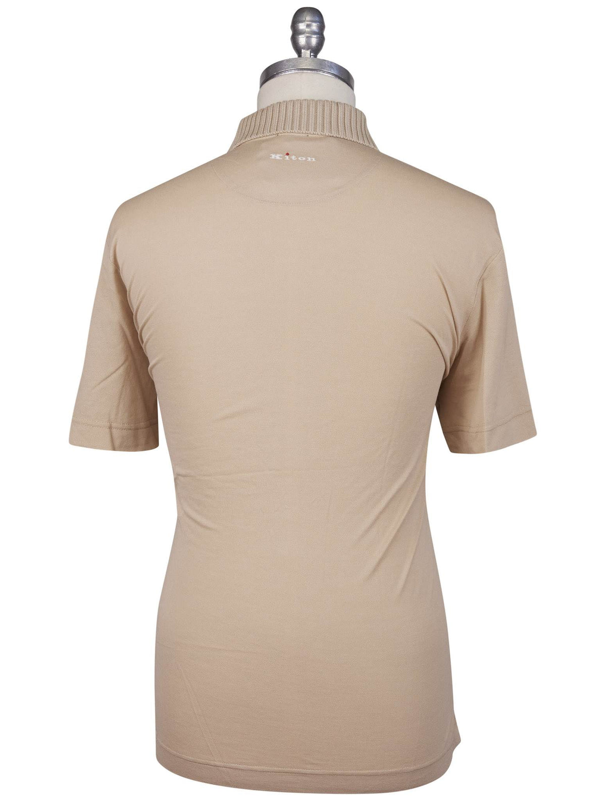 Kiton Beige Cotton Polo