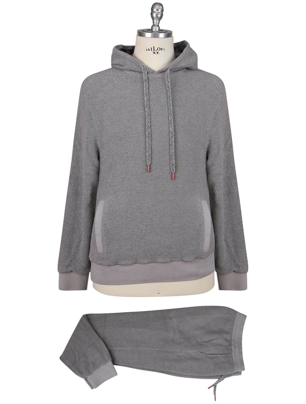 Kiton Gray Cotton PA Tracksuit