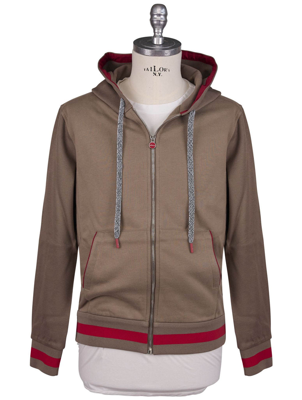Kiton Kiton Brown Cotton Tracksuit Brown 001