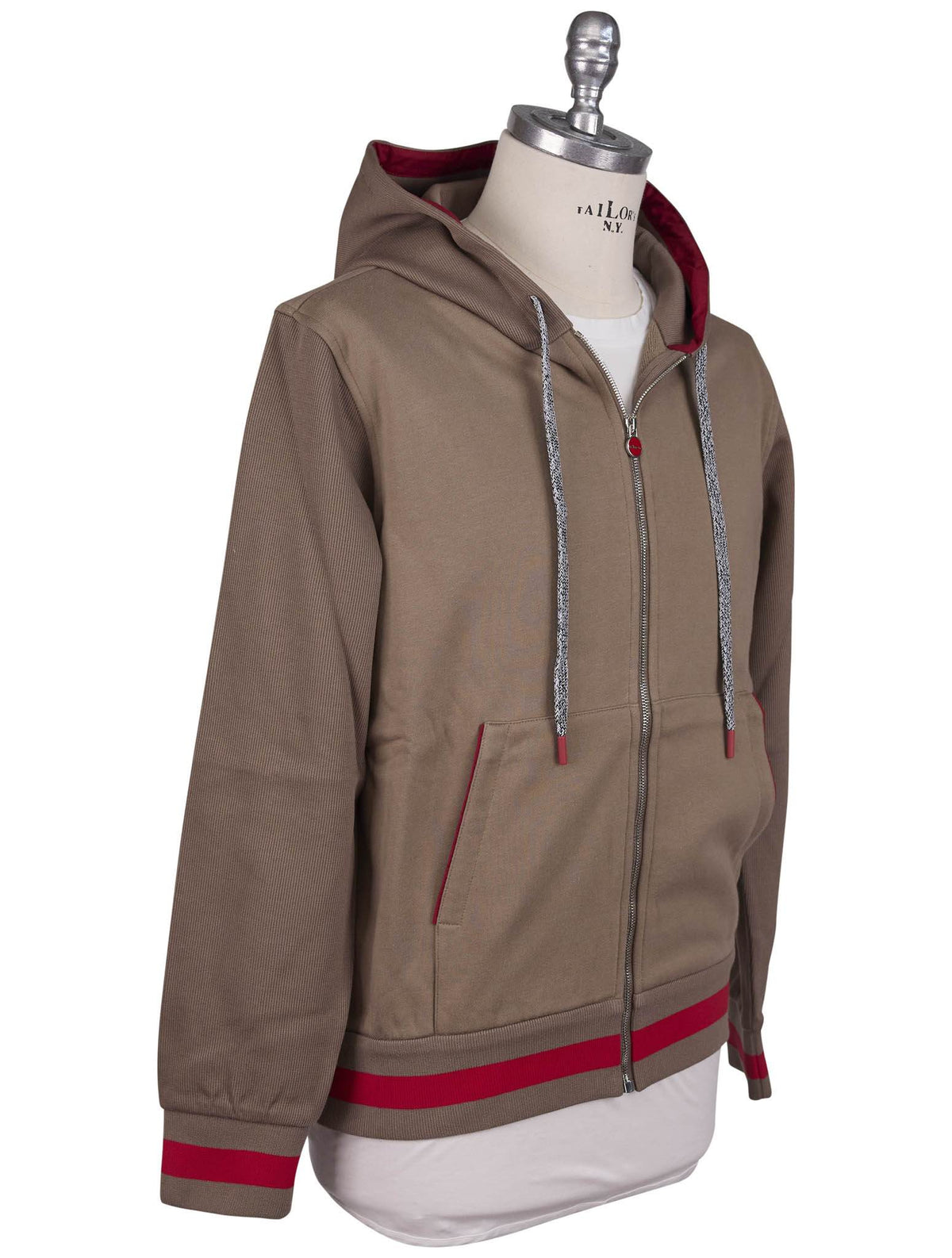 Kiton Brown Cotton Tracksuit