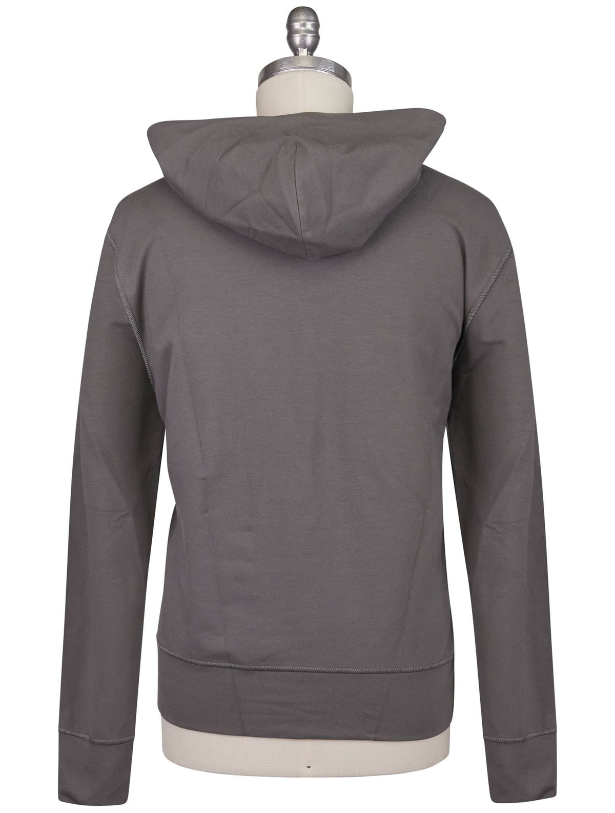 Kiton Gray Blue Cotton Ea Sweater
