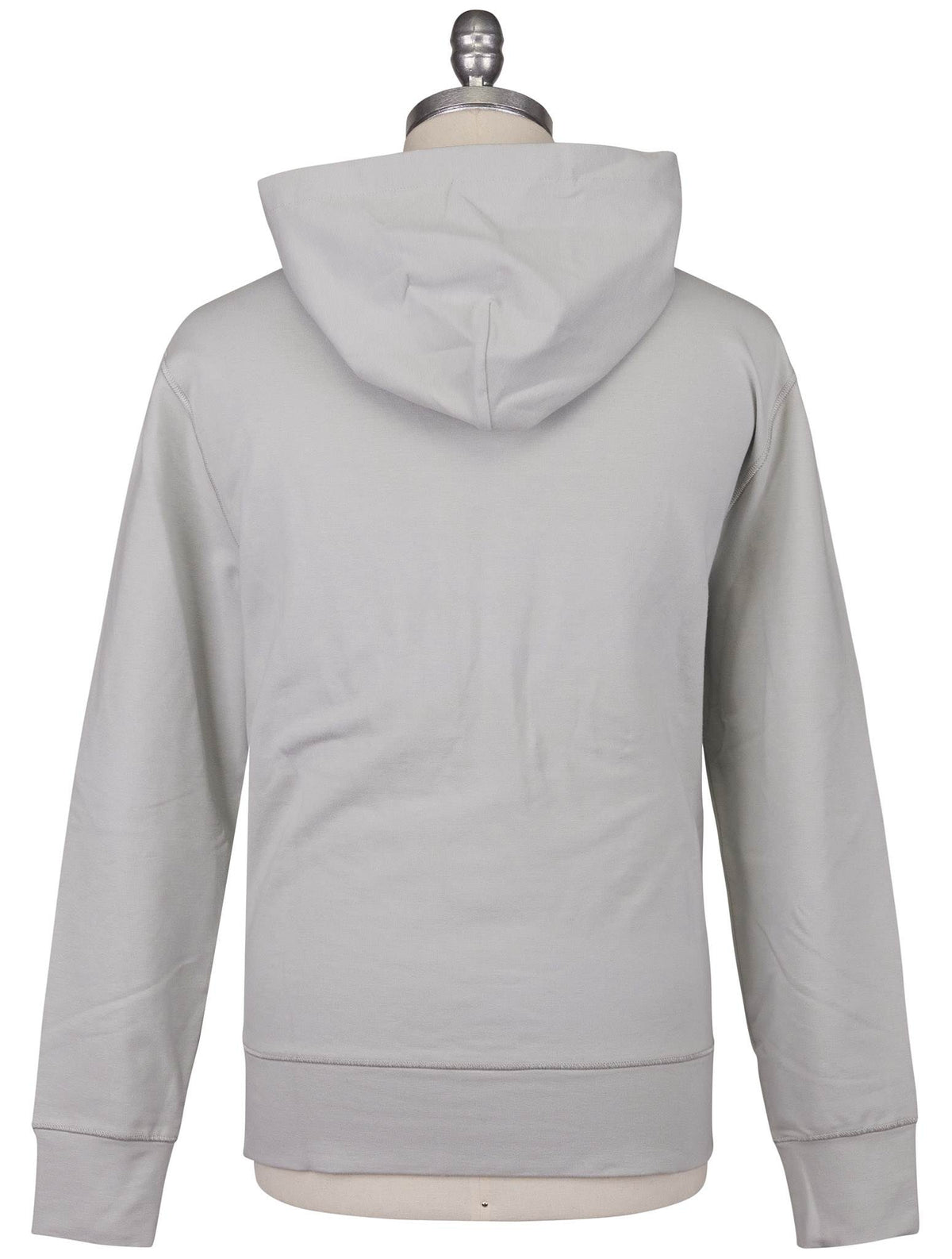 Kiton Gray Red Cotton EA Sweater