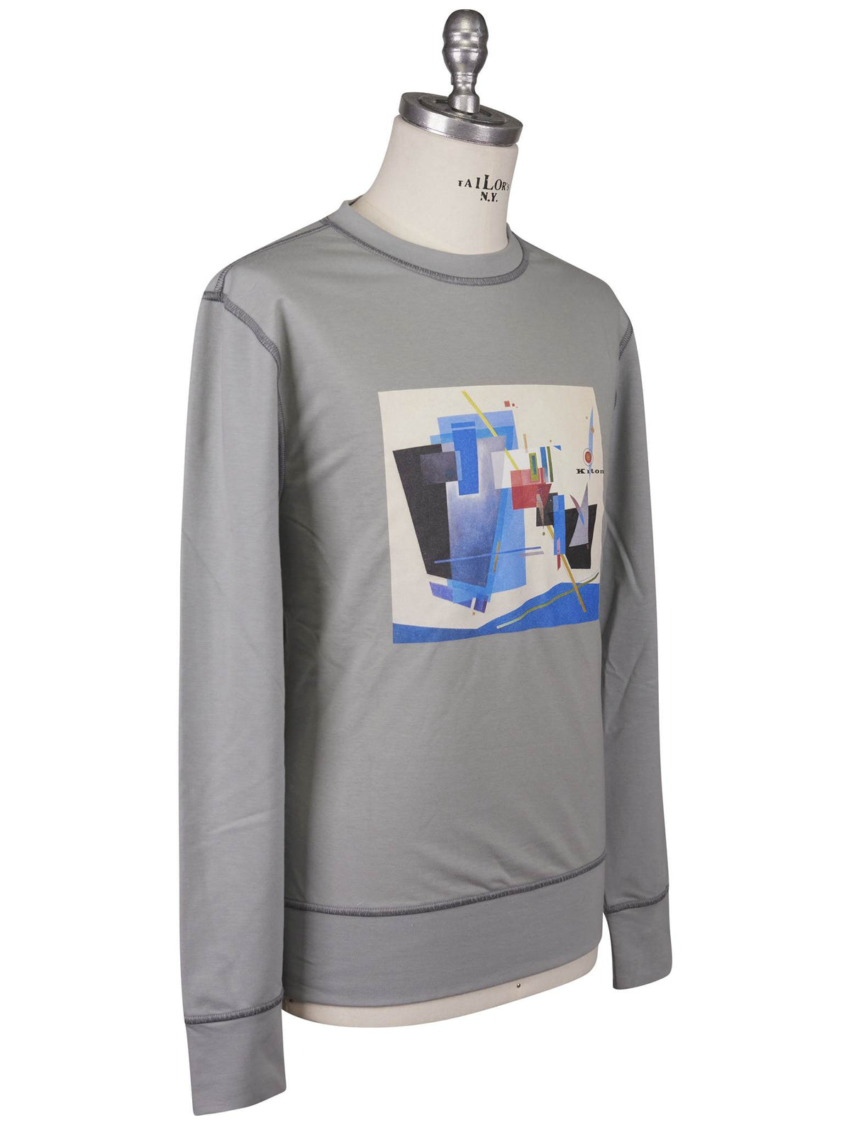 Kiton Kiton Multicolor Cotton EA Sweater Crewneck Multicolor 001