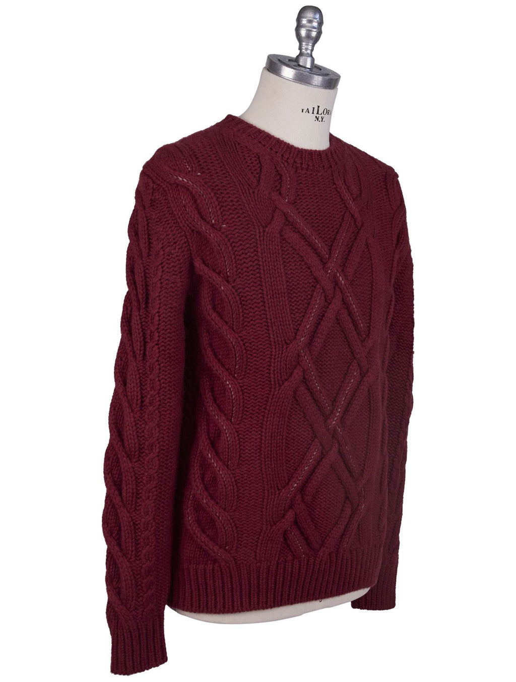 Kiton Kiton Red Cashmere Sweater Crewneck Red 001