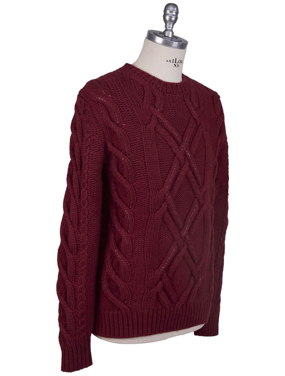 Kiton Kiton Red Cashmere Sweater Crewneck Red 001