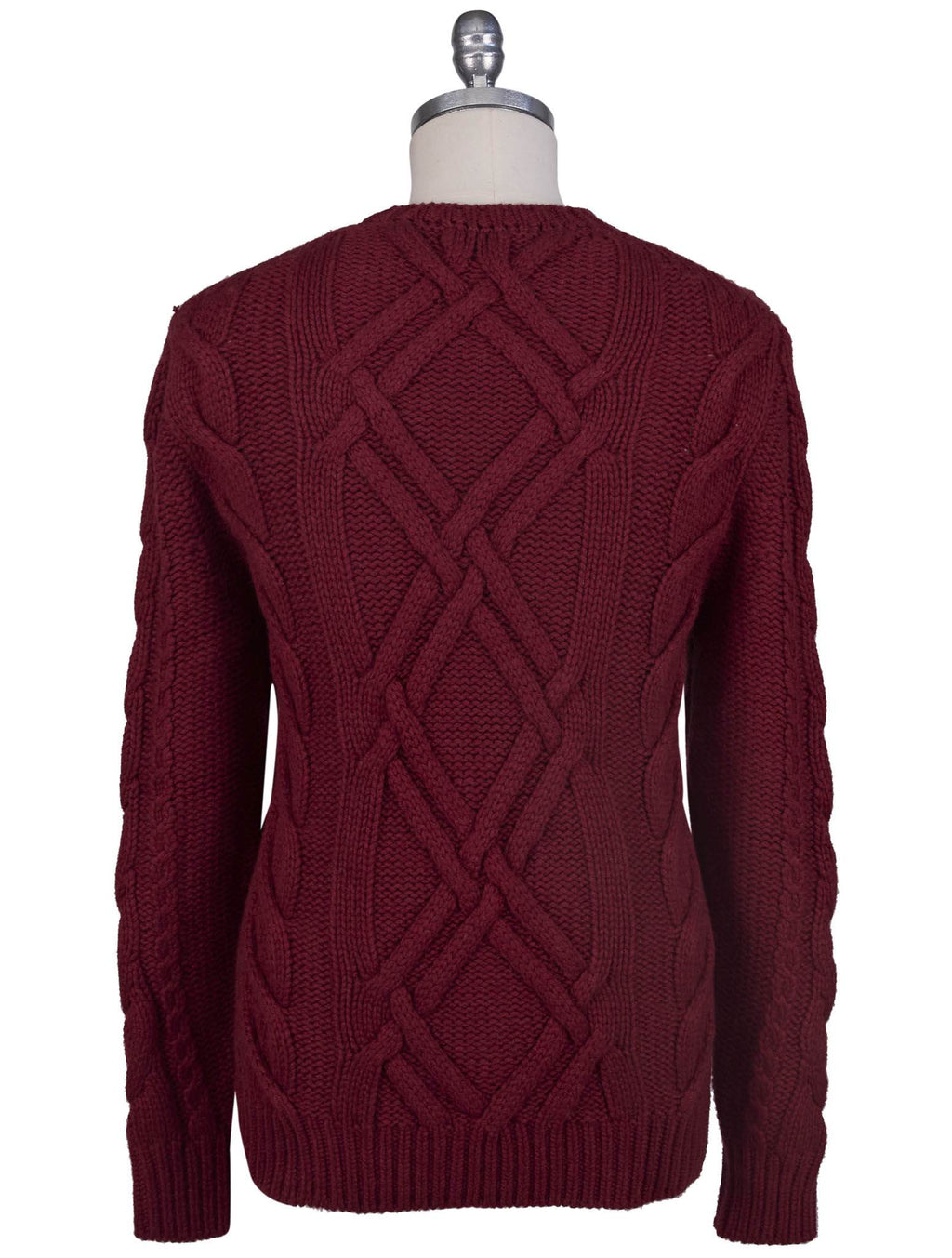 Kiton Red Cashmere Sweater Crewneck