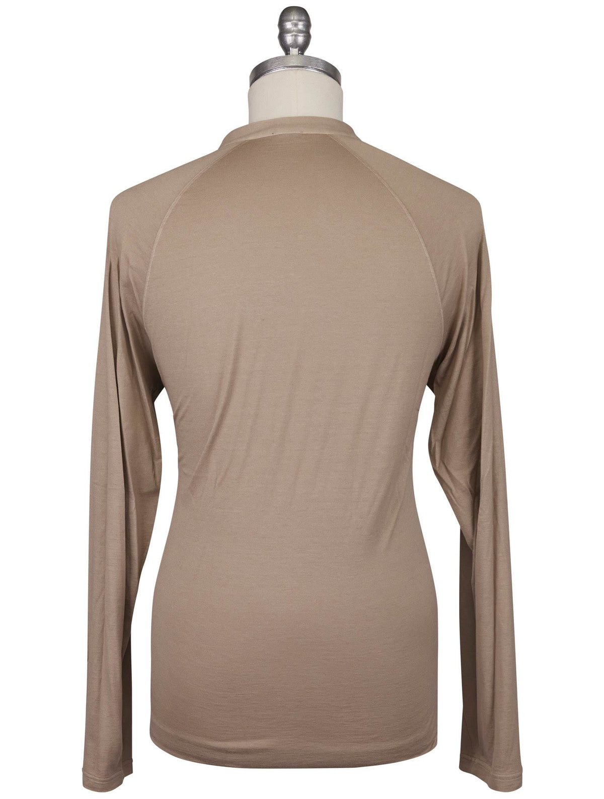 Kiton Brown Cotton Cashmere Sweater