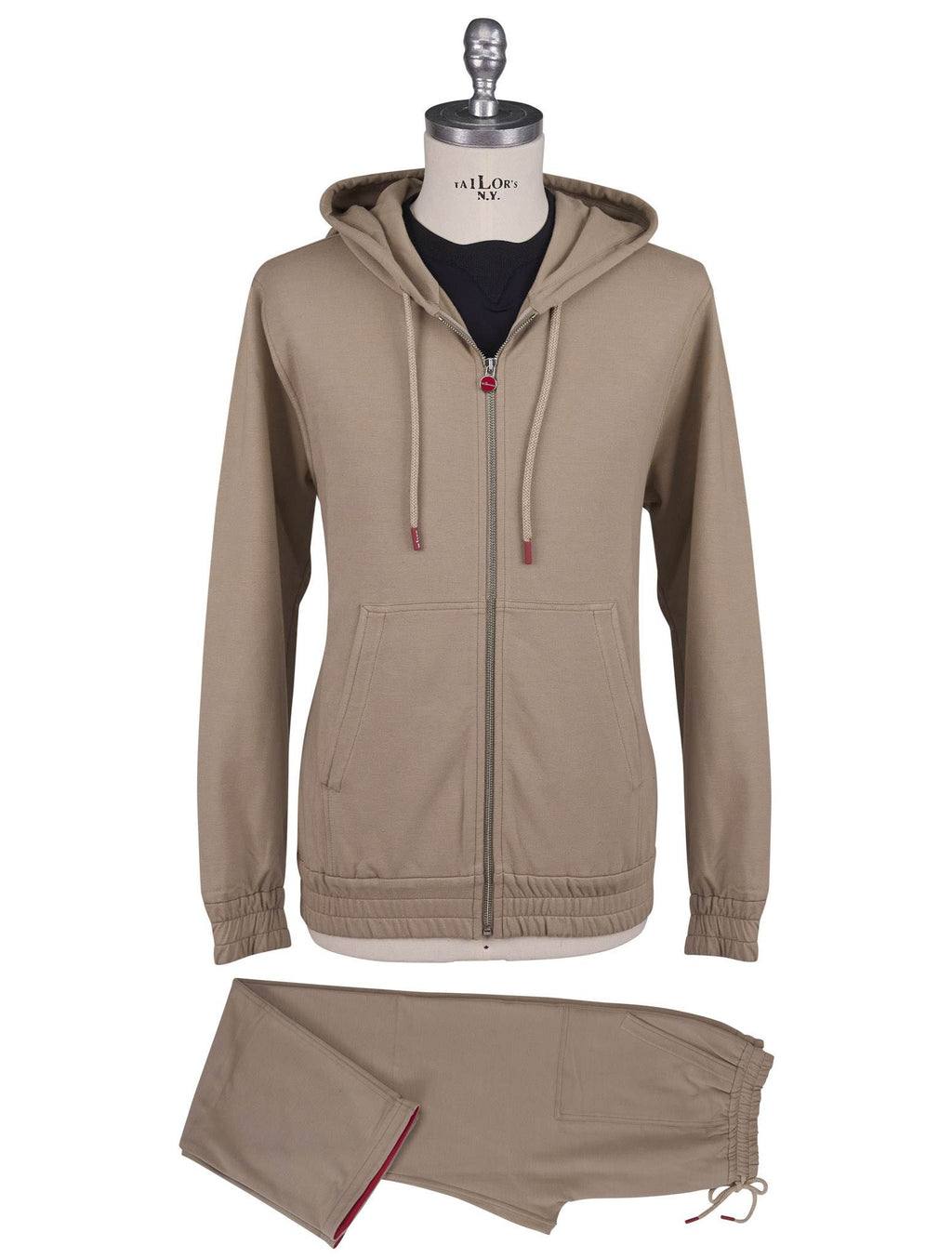 Kiton Kiton Taupe Cotton Ea Tracksuit Taupe 000