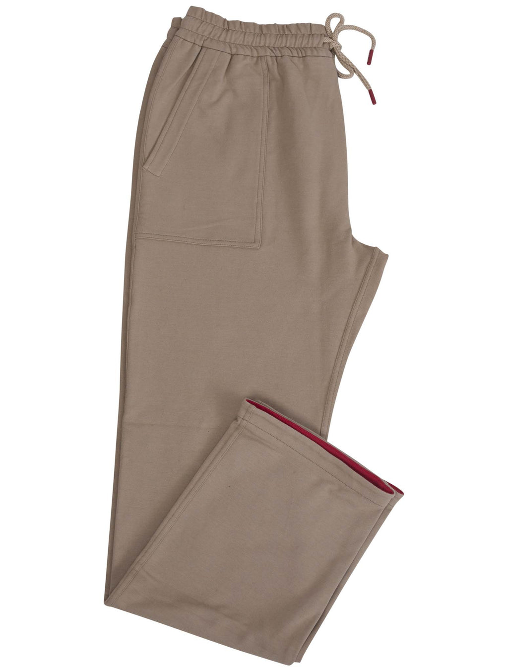 Kiton Taupe Cotton Ea Tracksuit