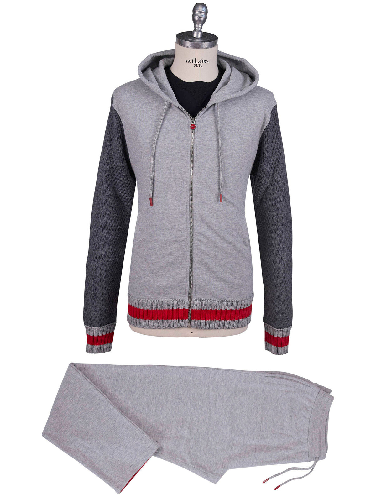 Kiton Kiton Gray Cotton Wool Tracksuit Gray 000