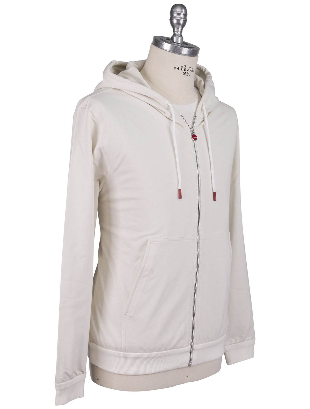 Kiton White Cotton Ea Tracksuit