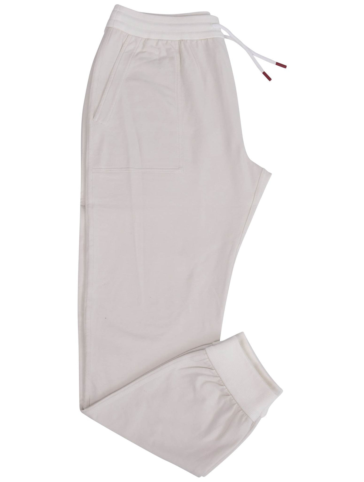 Kiton White Cotton Ea Tracksuit