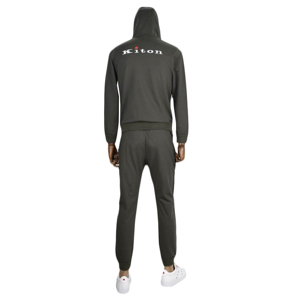 Kiton Green Cotton Tracksuit