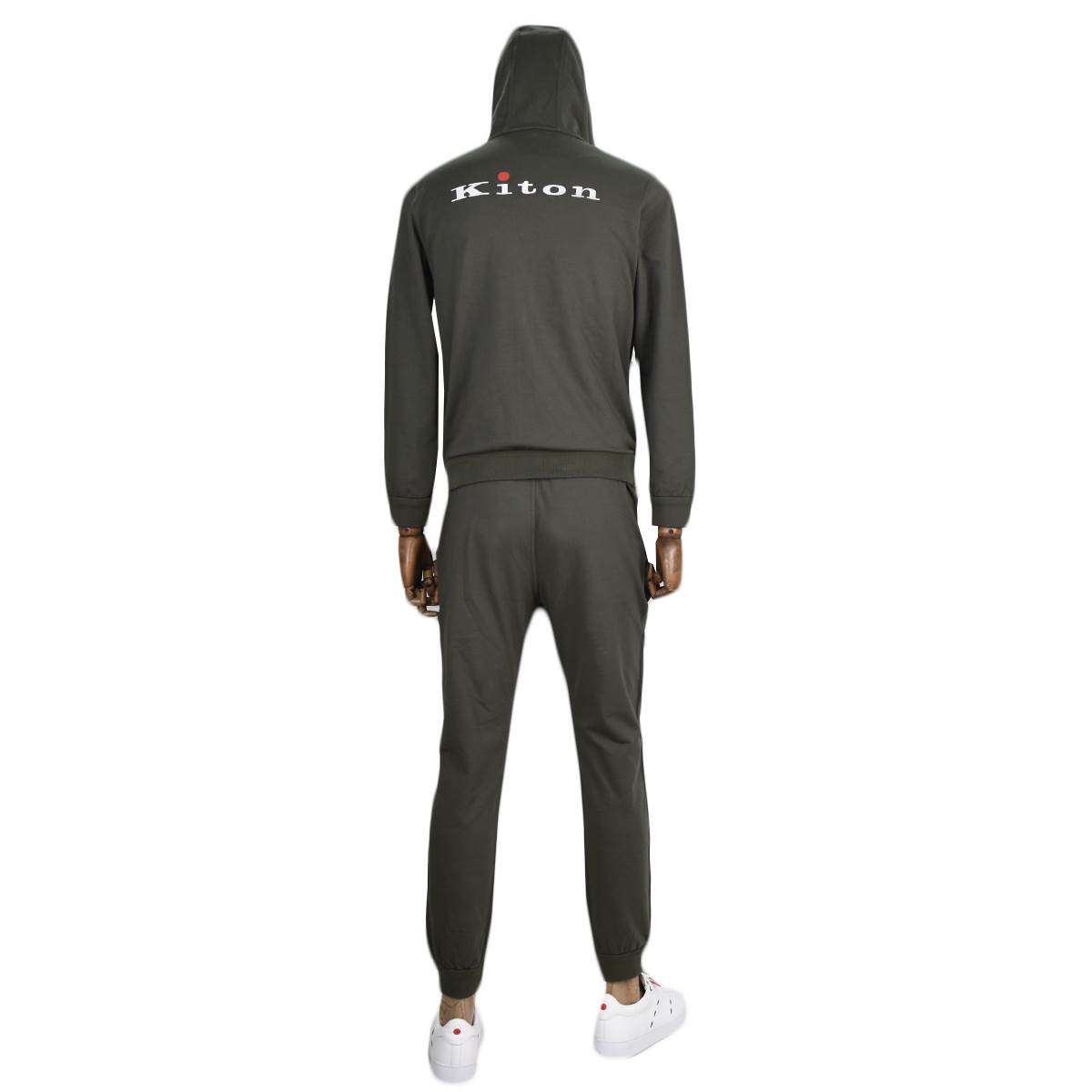 Kiton Green Cotton Tracksuit