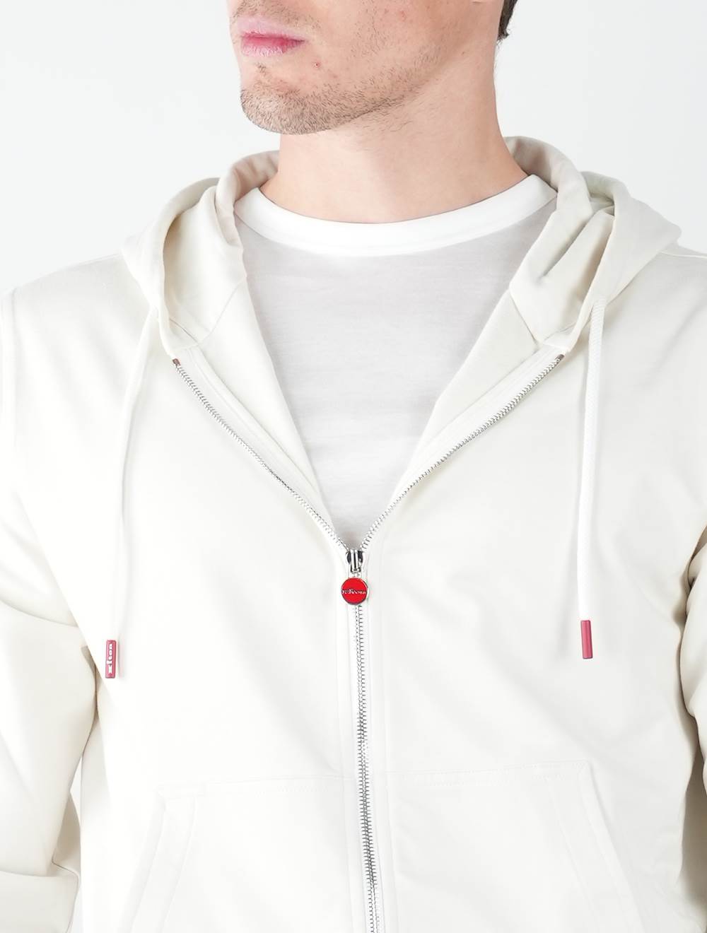 Kiton White Cotton Ea Tracksuit