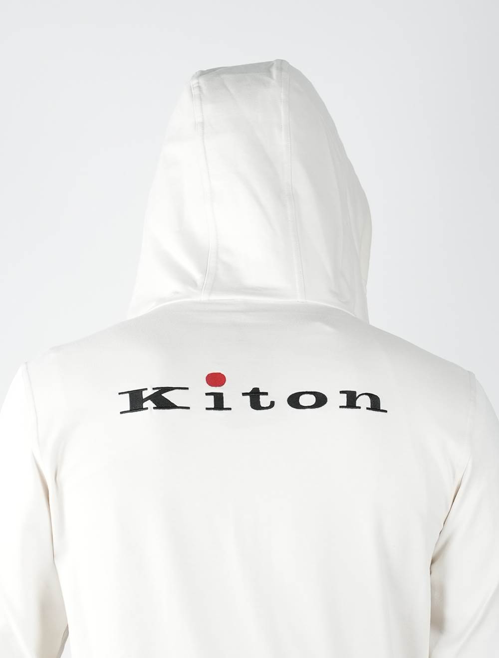 Kiton White Cotton Ea Tracksuit