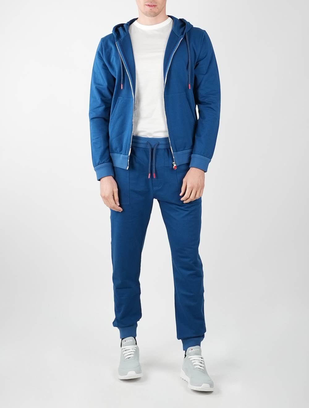 Kiton Kiton Blue Cotton Ea Tracksuit Blue 000