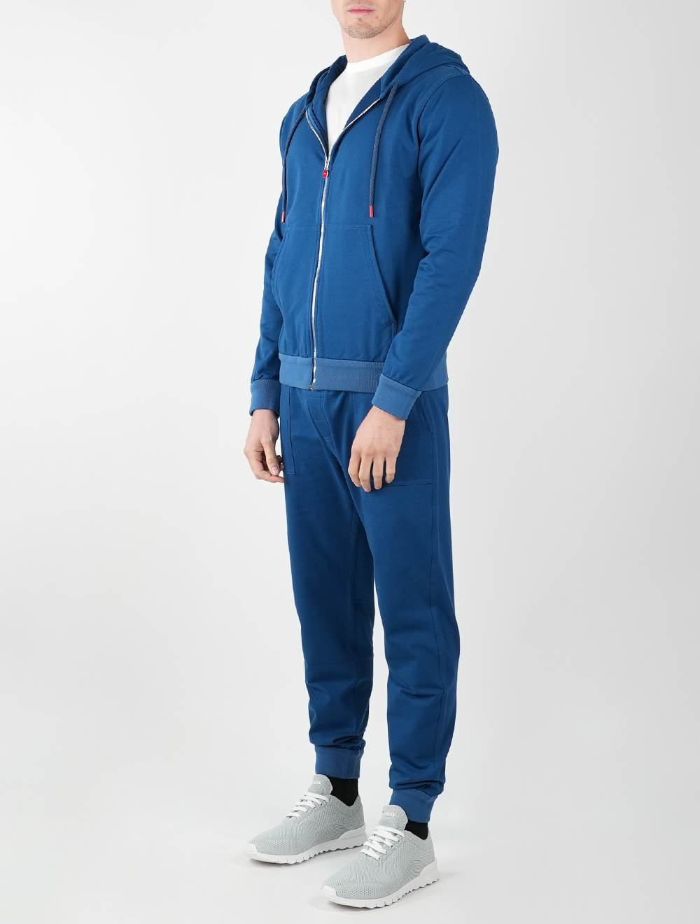 Kiton Blue Cotton Ea Tracksuit