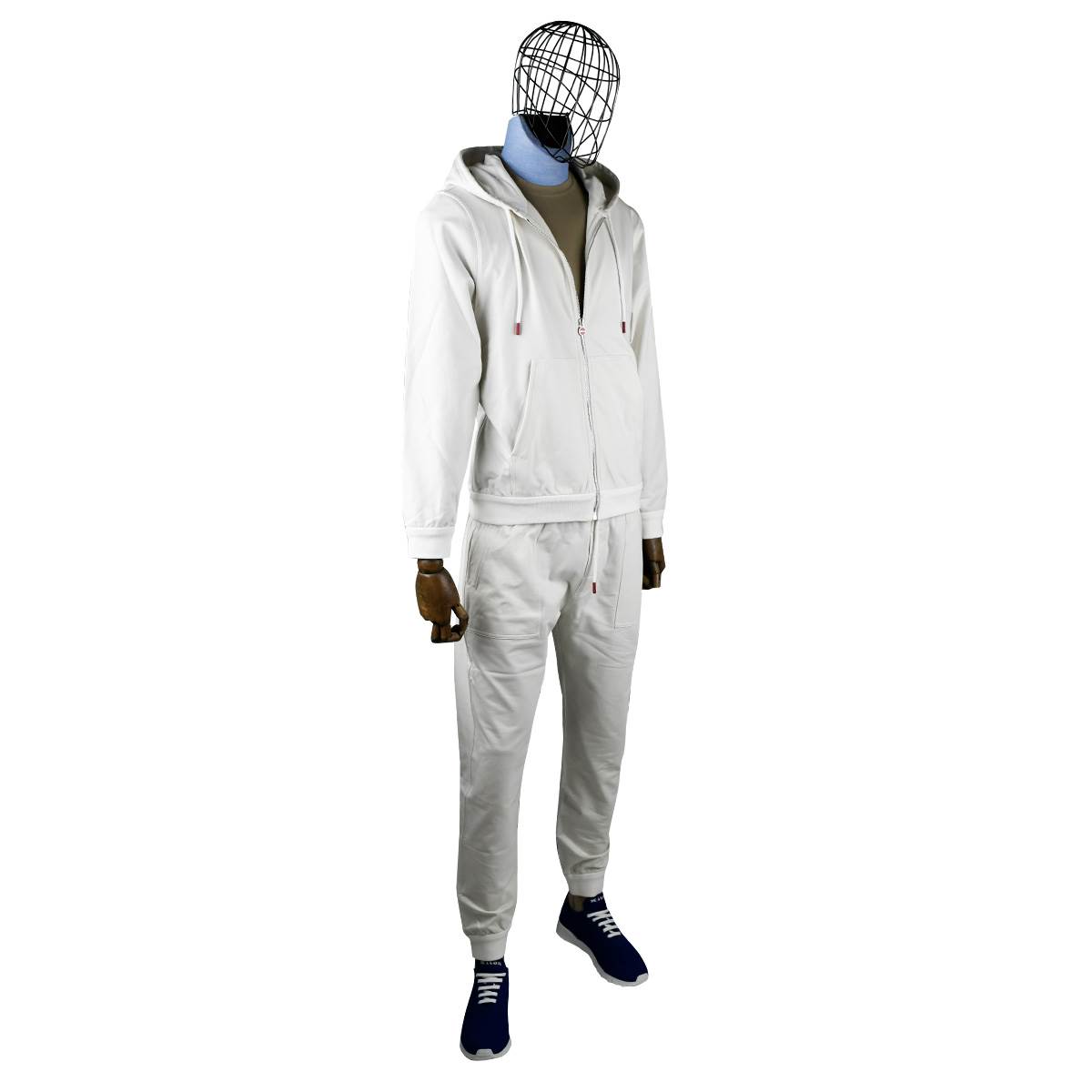 Kiton Kiton White Cotton Ea Tracksuit White 001