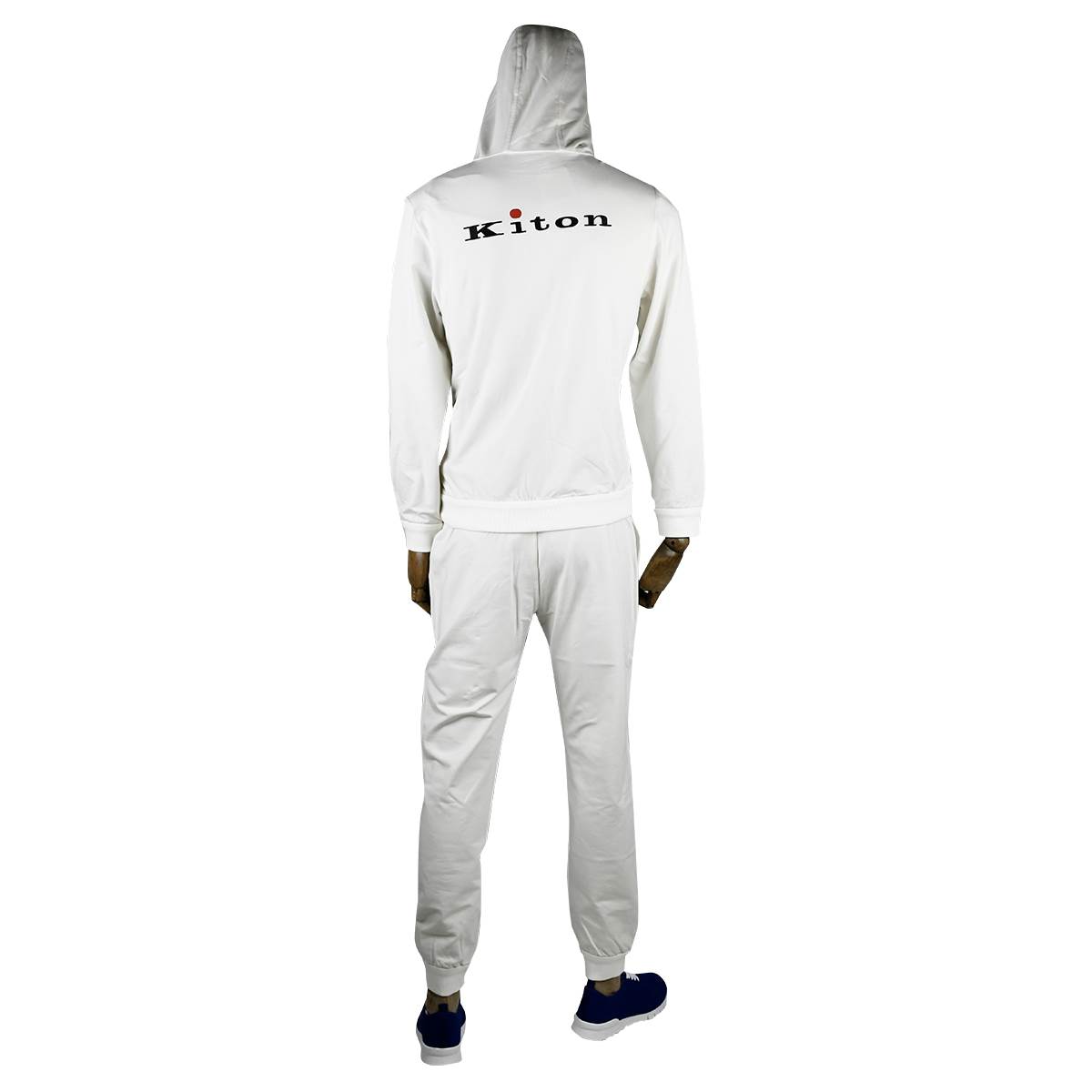 Kiton White Cotton Ea Tracksuit