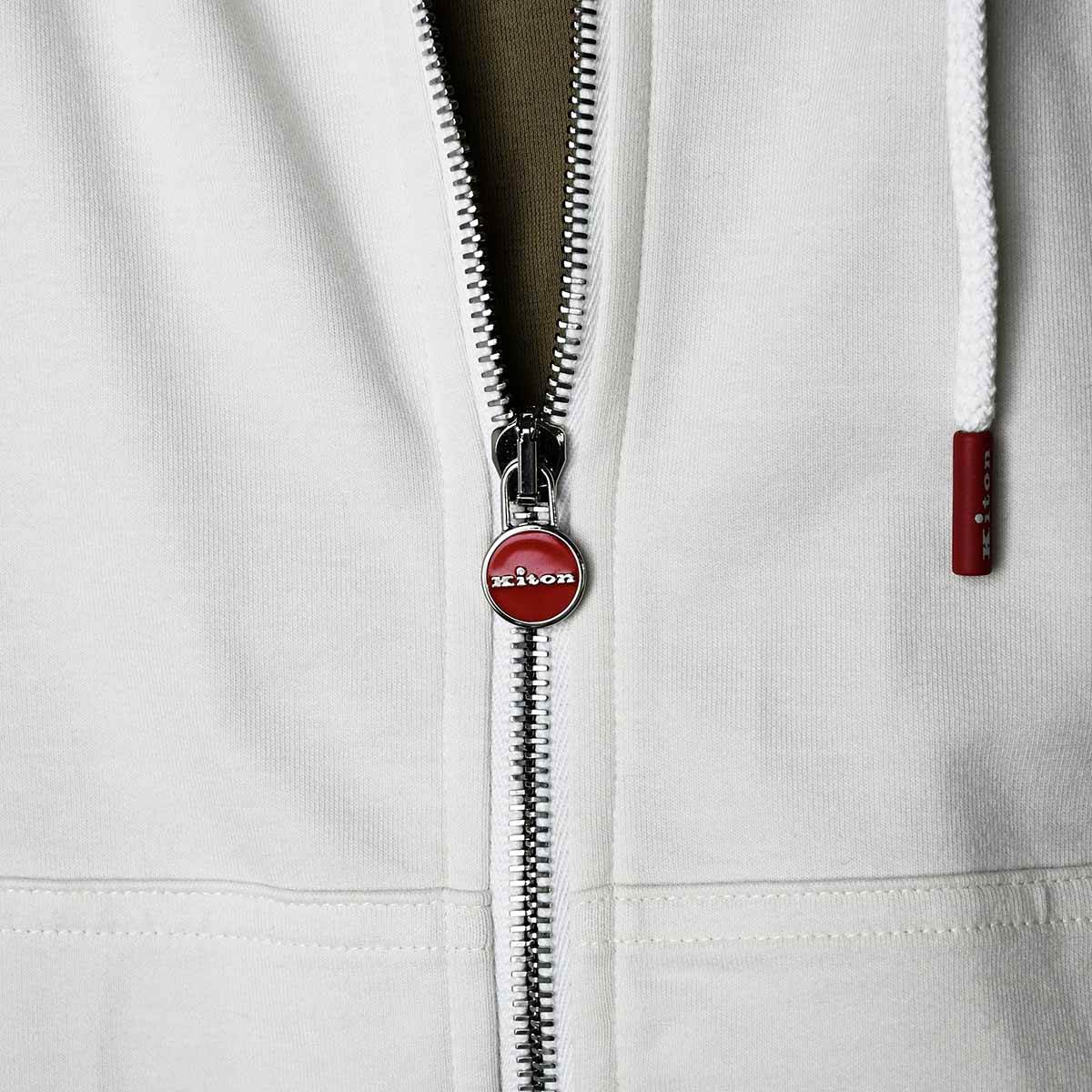 Kiton White Cotton Ea Tracksuit