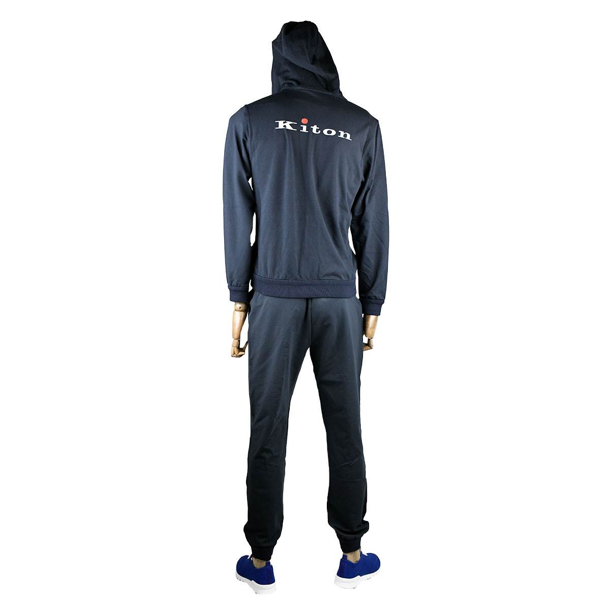 Kiton Blue Cotton Ea Tracksuit
