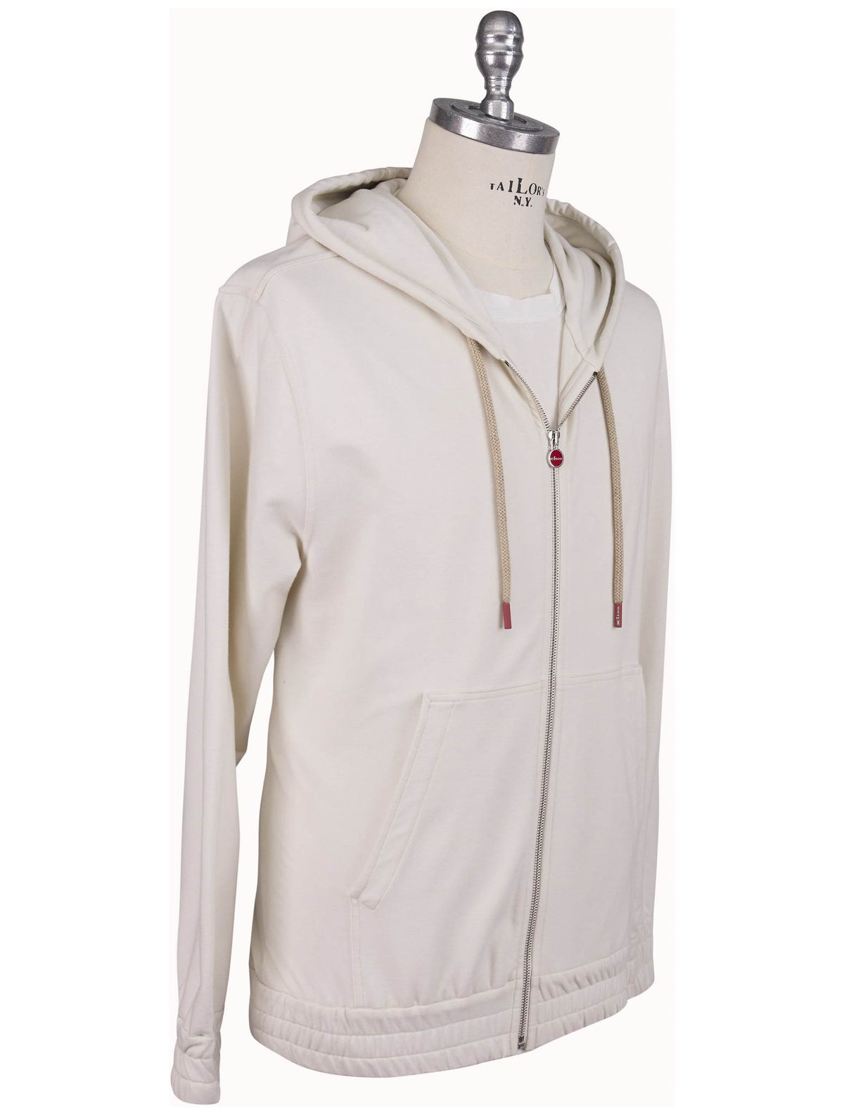 Kiton White Cotton Ea Tracksuit