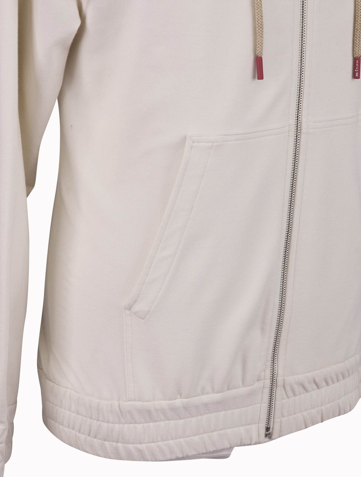 Kiton White Cotton Ea Tracksuit
