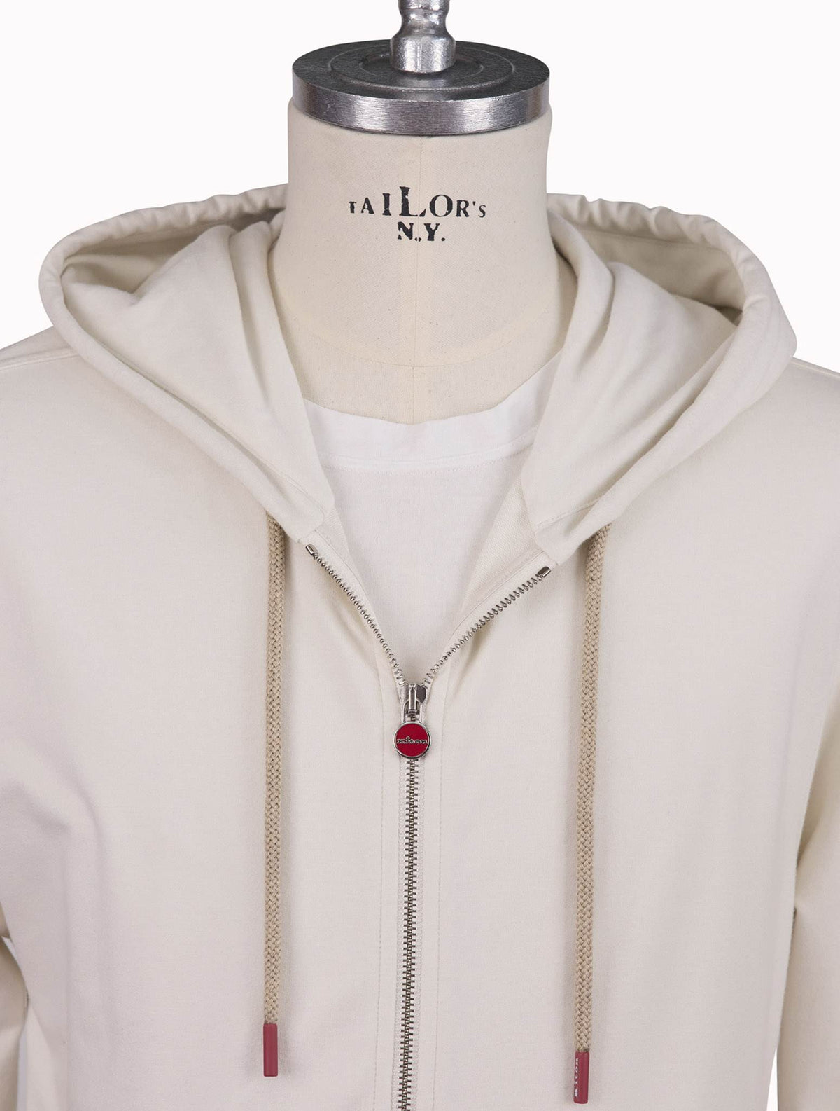 Kiton White Cotton Ea Tracksuit