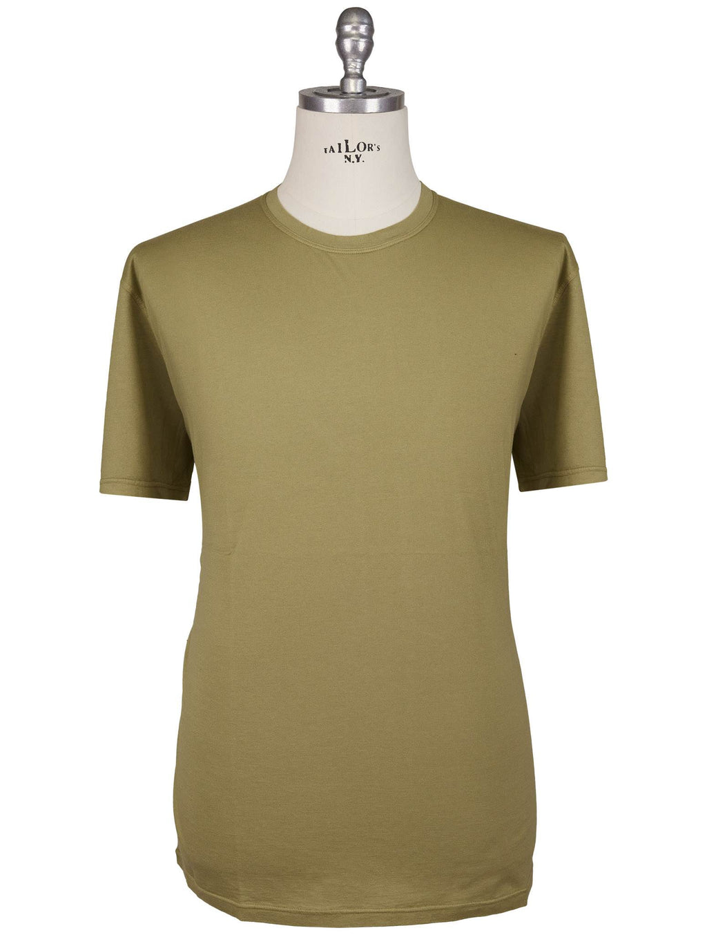 Kiton Kiton Green Cotton Cashmere T-Shirt Green 000