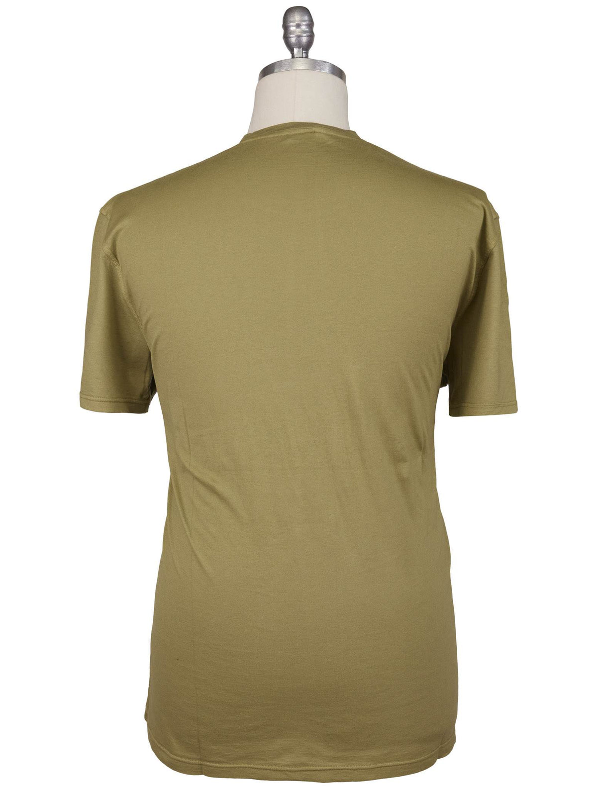 Kiton Green Cotton Cashmere T-Shirt