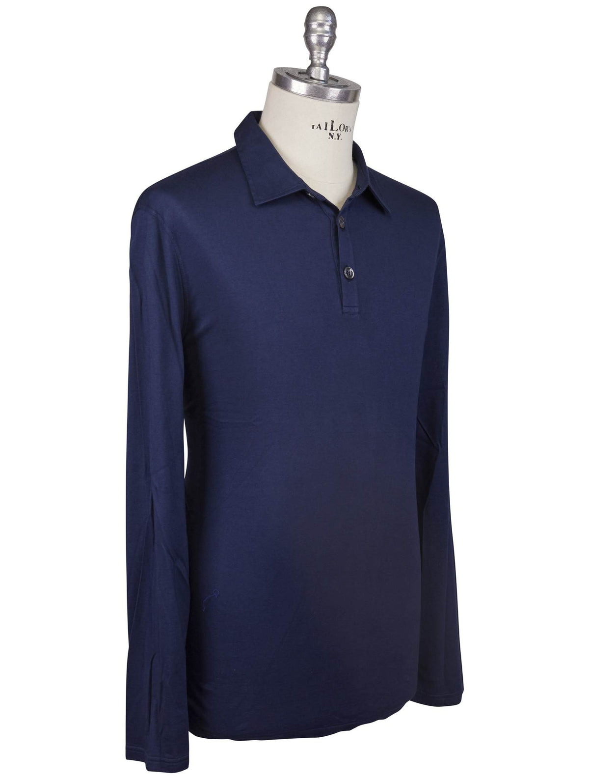 Kiton Kiton Blue Cotton Sweater Polo Blue 001