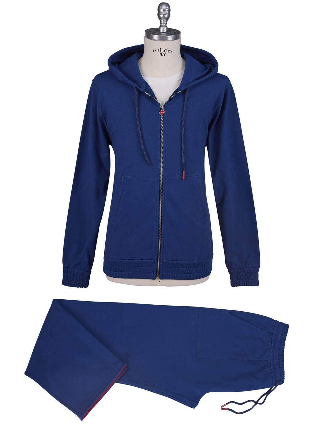 Kiton Blue Cotton Ea Tracksuit
