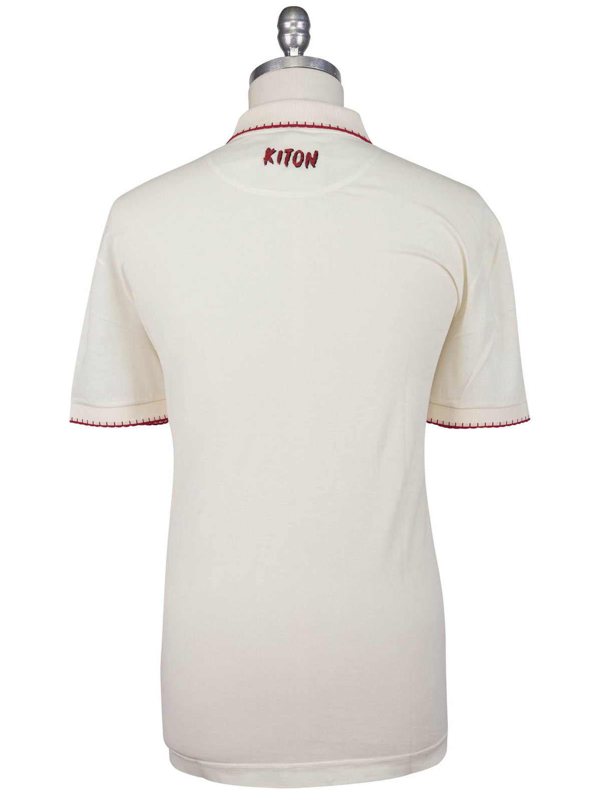 Kiton Kiton White Cotton Polo White 001