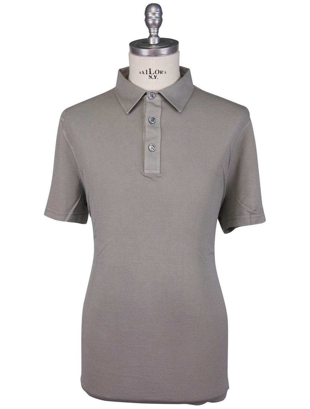 Kiton Kiton Gray Cotton Polo Gray 000