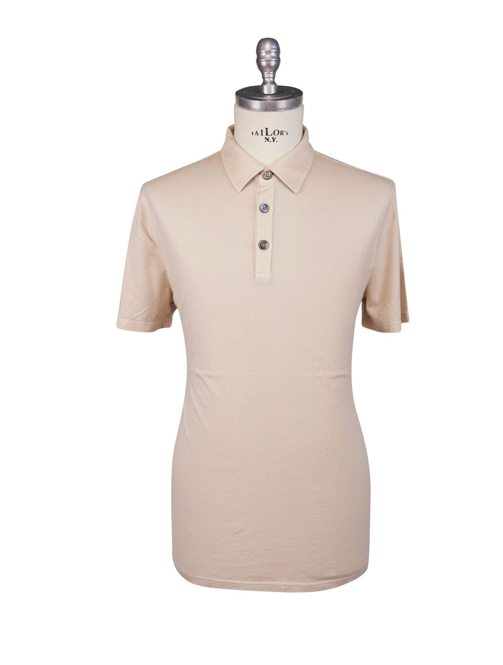 Kiton Kiton Beige Silk Cotton Polo Beige 000