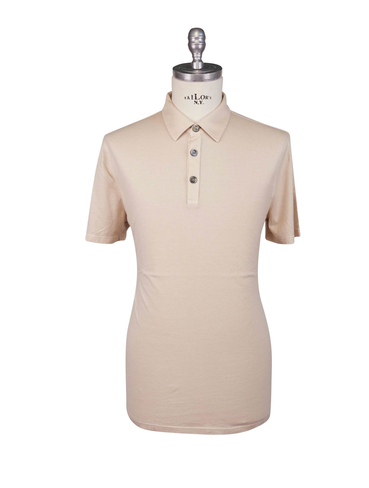 Kiton Kiton Beige Silk Cotton Polo Beige 000