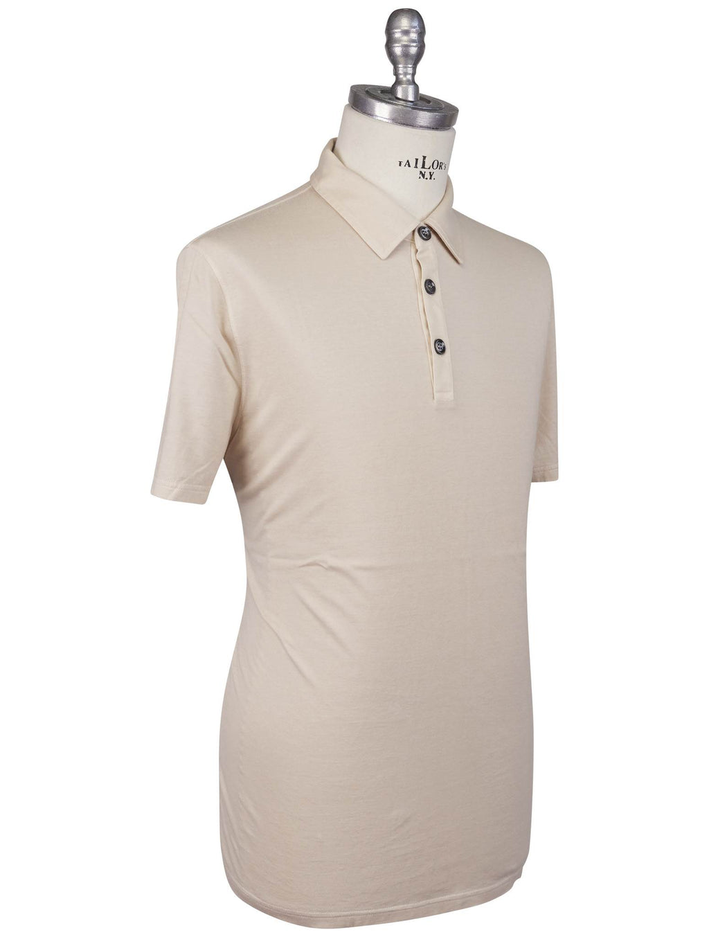 Kiton Kiton Beige Silk Cotton Polo Beige 001